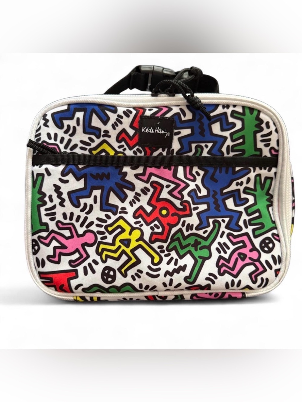 KEITH HARING “We The Youth” lunch box with dancing figures. EXCELLENT condition!